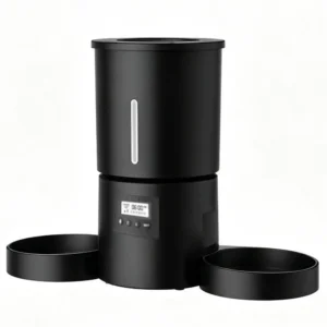 Distributeur automatique de nourriture 4,2 L pour animaux, à double