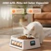 Distributeur automatique de nourriture humide pour chat avec bol de - vue 4